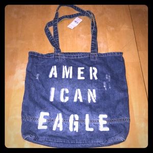 ‼️SOLD‼️American Eagle Distressed Tote NWT